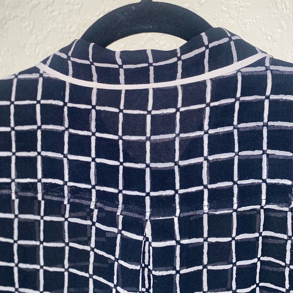 Blouse Imnyc Window Pane View 4